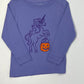 Purple Halloween Unicorn T-Shirt Girls Tops + Tees Mustard & Ketchup   