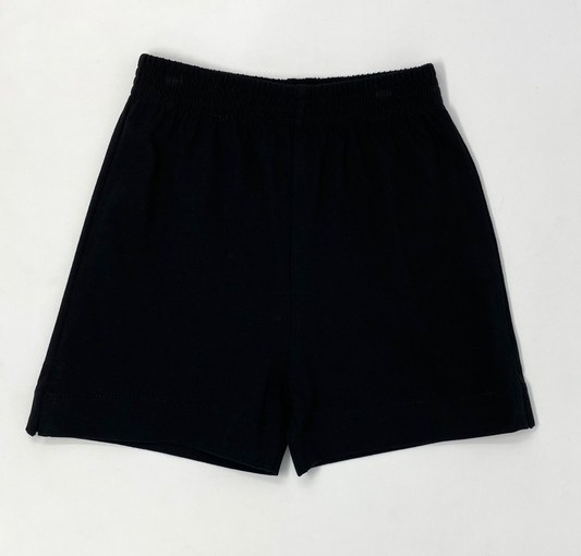 Black Boy's Jersey Shorts w/ Slit Boys Shorts Luigi   