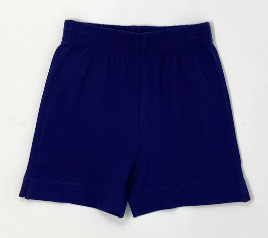 Dark Royal Boy's Jersey Shorts w/ Slit Boys Shorts Luigi   