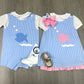 Reversible Shortall Bunnies/Fish Boys Bubbles + Rompers Funtasia Too   