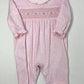 Girl's Emma Pink Floral Print Footie Baby Sleepwear Petit Bebe   