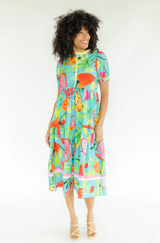 Genevieve Midi - Poolside Long Dresses Marie   