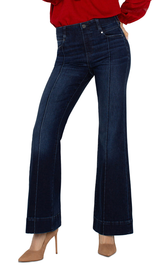 Gia Glider Flare W/ Pintucks - Upland Jeans Liverpool   