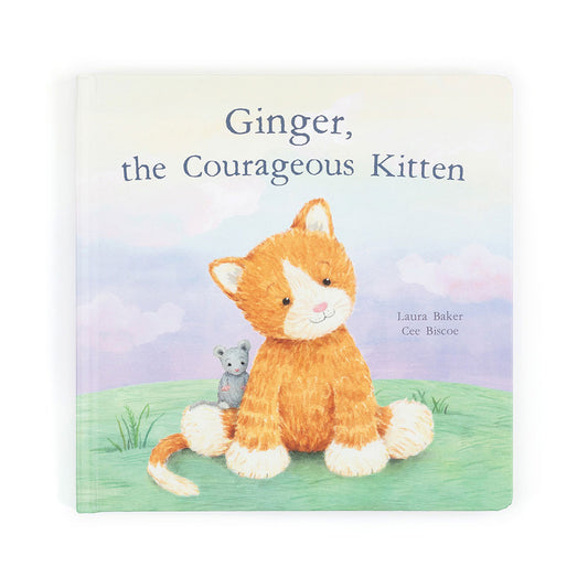 Ginger the Courageous Kitten Book Books Jellycat