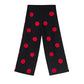 Girl's Red Polka Dot Knit Pants Girls Pants + Leggings Compagna Fantastica   