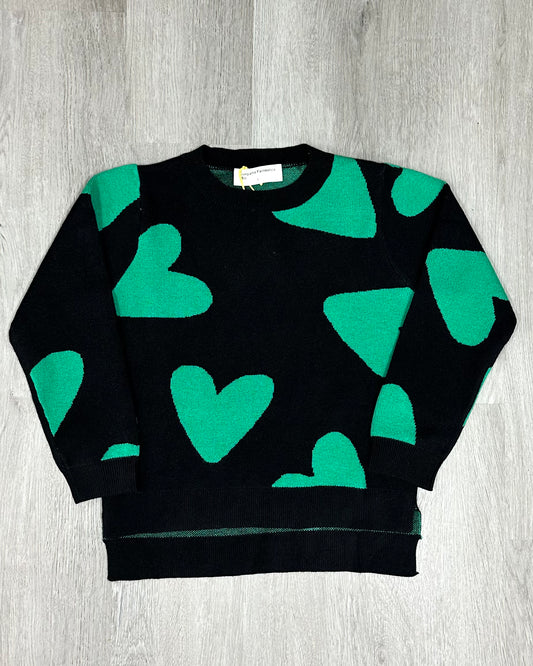 Girls Heart Sweater Girls Sweaters + Sweatshirts Compagna Fantastica   