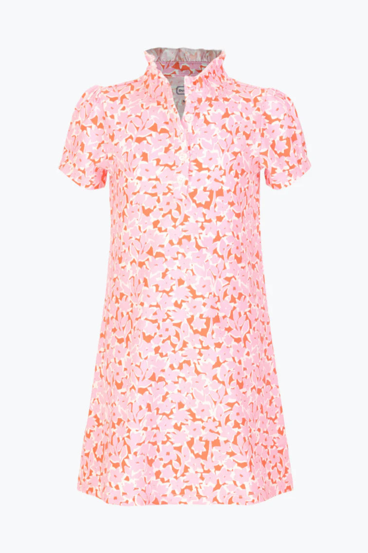 Girls Sammi Dress - Pink Bouquet Girls Play Dresses Duffield Lane