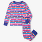 Stripes & Hearts Stretch Cotton Pajama Set Kids Pajamas Hatley   