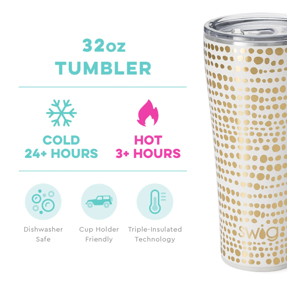 32 oz Tumbler - Glamazon Insulated Drinkware Swig   