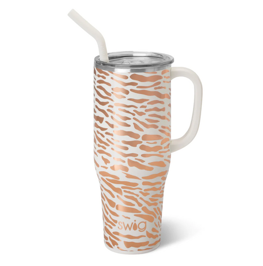 40 oz Mega Mug with Handle - Glamazon Rose Insulated Drinkware Swig   