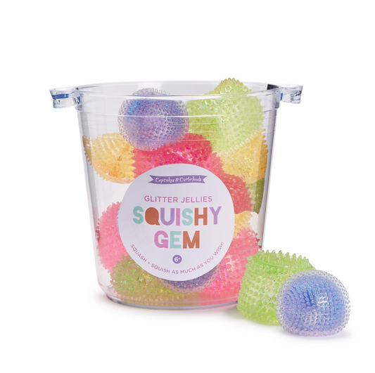 Glitter Jellies Squishy Gem Toys Cupcakes & Cartwheels   