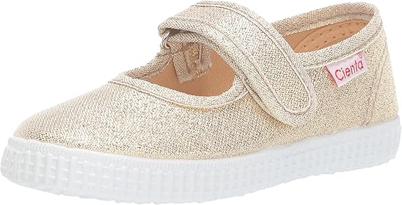 Girl Mary Jane - Gold Metallic Girls Shoes Cienta   