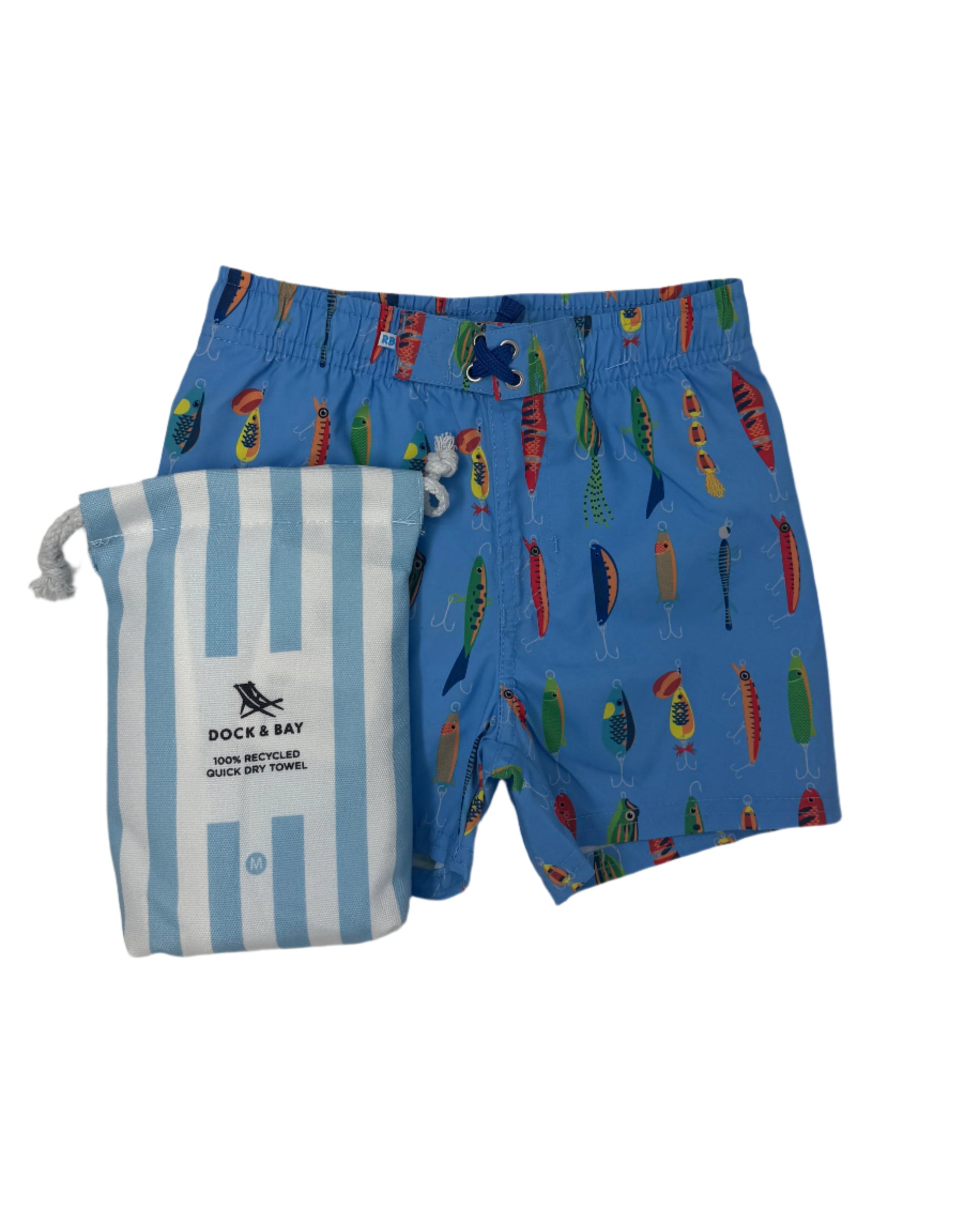Gone Fishin' Swim Trunks Kids Swim Rufflebutts