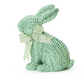 Basket Weave Bunny with Bow - Assorted Seasonal Two's Company Green