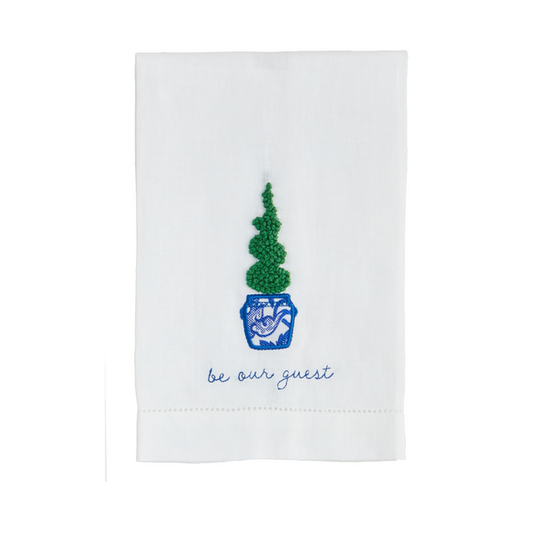 Guest Boxwood Topiary Towel Kitchen + Entertaining Mudpie