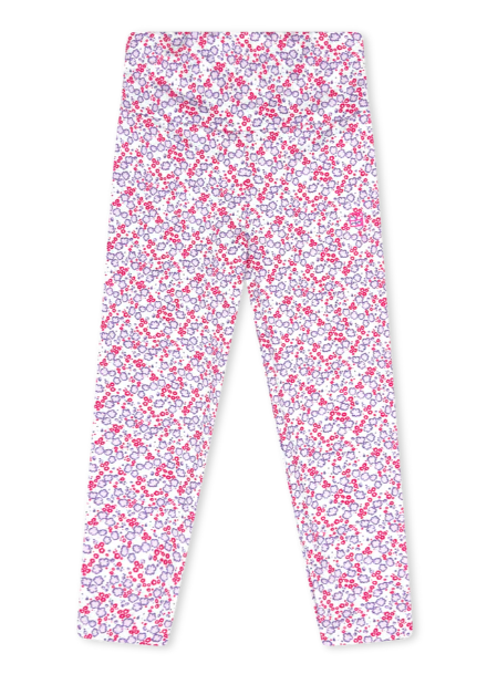 Hailey Highwaist Legging - Flower Power Floral Girls Pants + Leggings Set Athleisure   