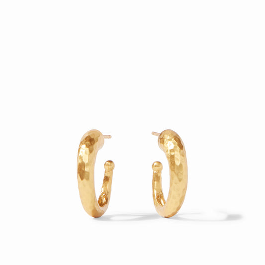 Hammered Hoop - Gold - Small Earrings Julie Vos