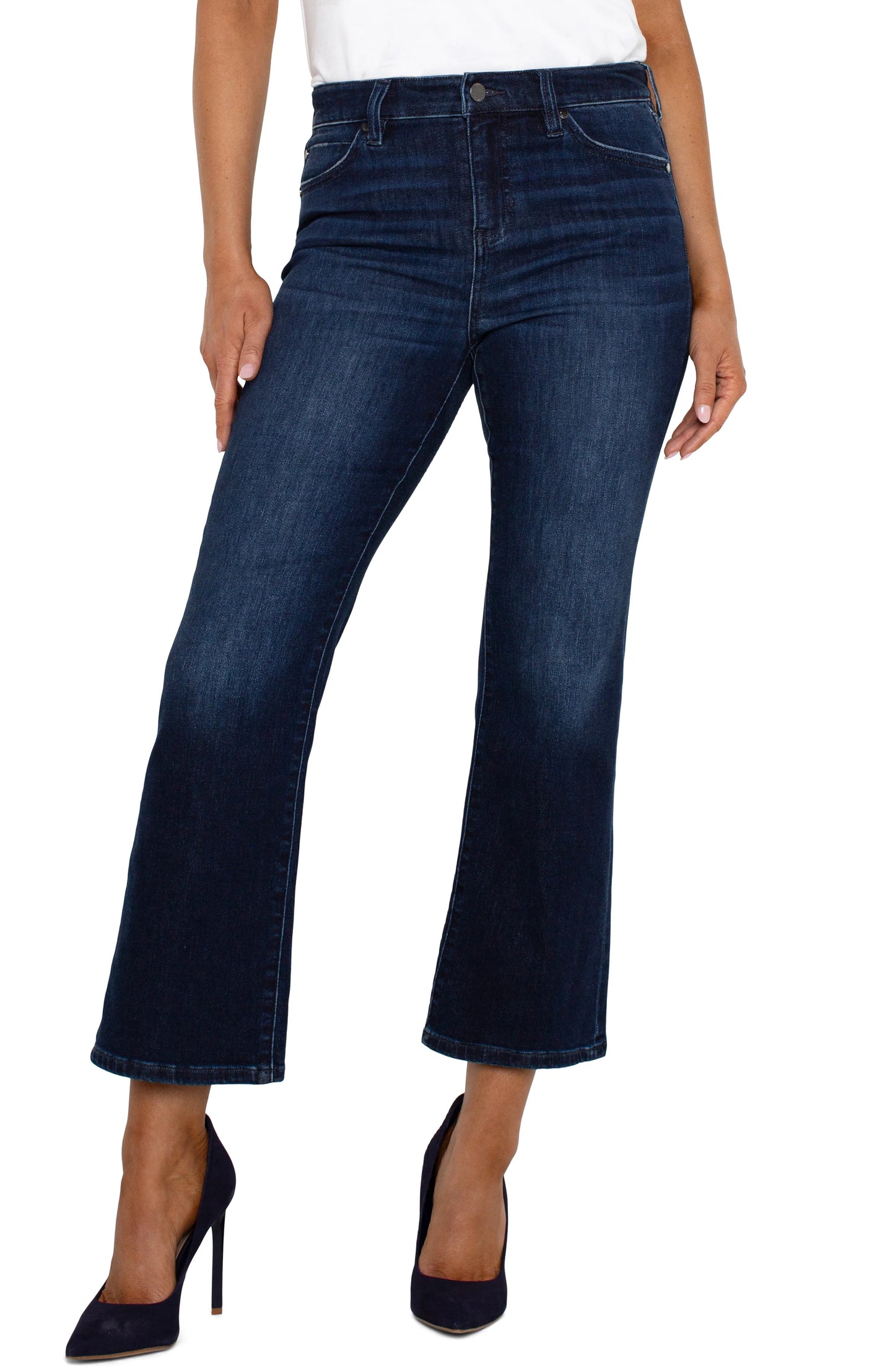 Hannah Cropped Flare - Upland Jeans Liverpool   