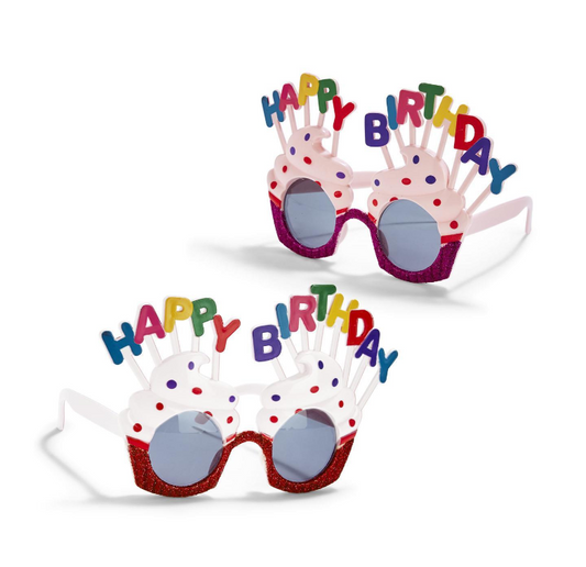 Happy Birthday Novelty Glasses - Assorted Colors Kids Misc Accessories Two's Company   