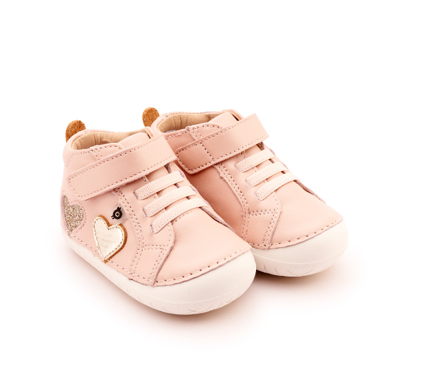 Harper Pave - Powder Pink/Gold/Glam Gold Girls Shoes Old Soles   