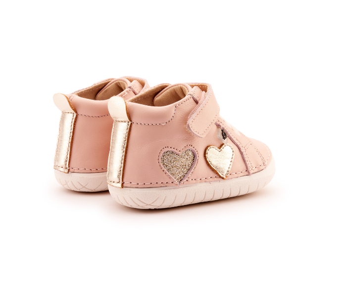 Harper Pave - Powder Pink/Gold/Glam Gold Girls Shoes Old Soles   