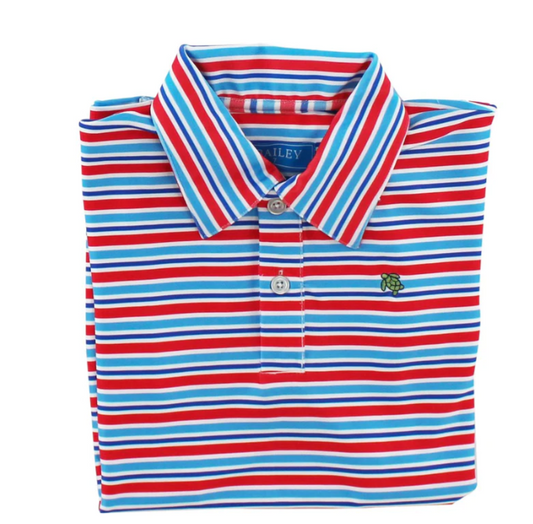 Henry Performance S/S Stripe Polo - Liberty Boys Shirts + Polos Bailey Boys   