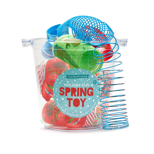 Holiday Fun Spring Toy - Assorted Seasonal Cupcakes & Cartwheels   