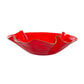 Holiday Glass Medium Ruffled Bowl Home Decor Vietri   