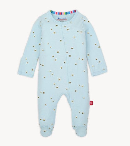 Honey Hill Organic Cotton Footie Baby Sleepwear Magnetic Me