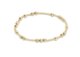 Hope Unwritten Dignity 4mm Bead Bracelet - Gold Bracelets enewton   