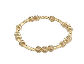 Hope Unwritten Dignity 6mm Bead Bracelet - Gold Bracelets enewton   