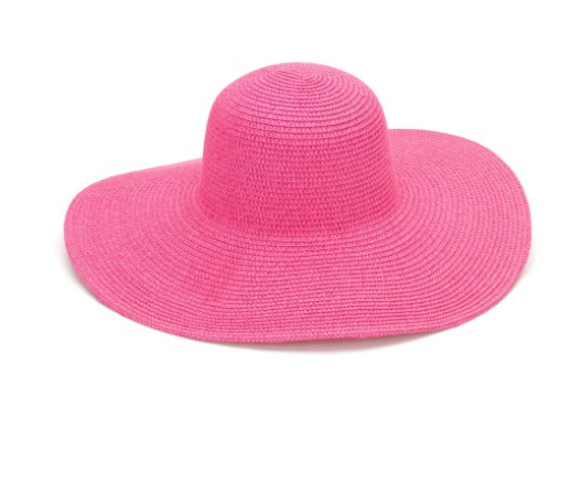 Hot Pink Floppy Hat Women's Jewelry Viv & Lou   