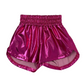 Hot Pink Metallic Shorts Girls Shorts Belle Cher