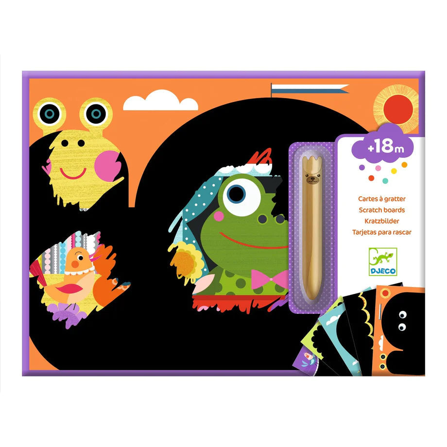 It Is Fun to Discover Scratch Cards Activity Toys DJECO