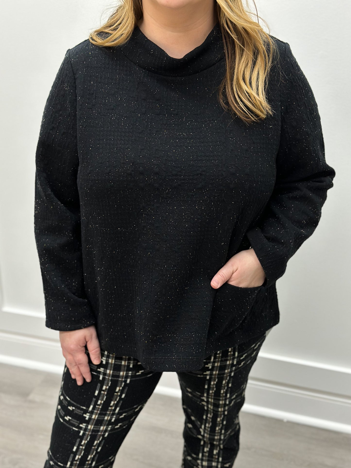 Cotton Luxe Speckle Knit Pullover - Speckle Sweatshirts + Pullovers Habitat   