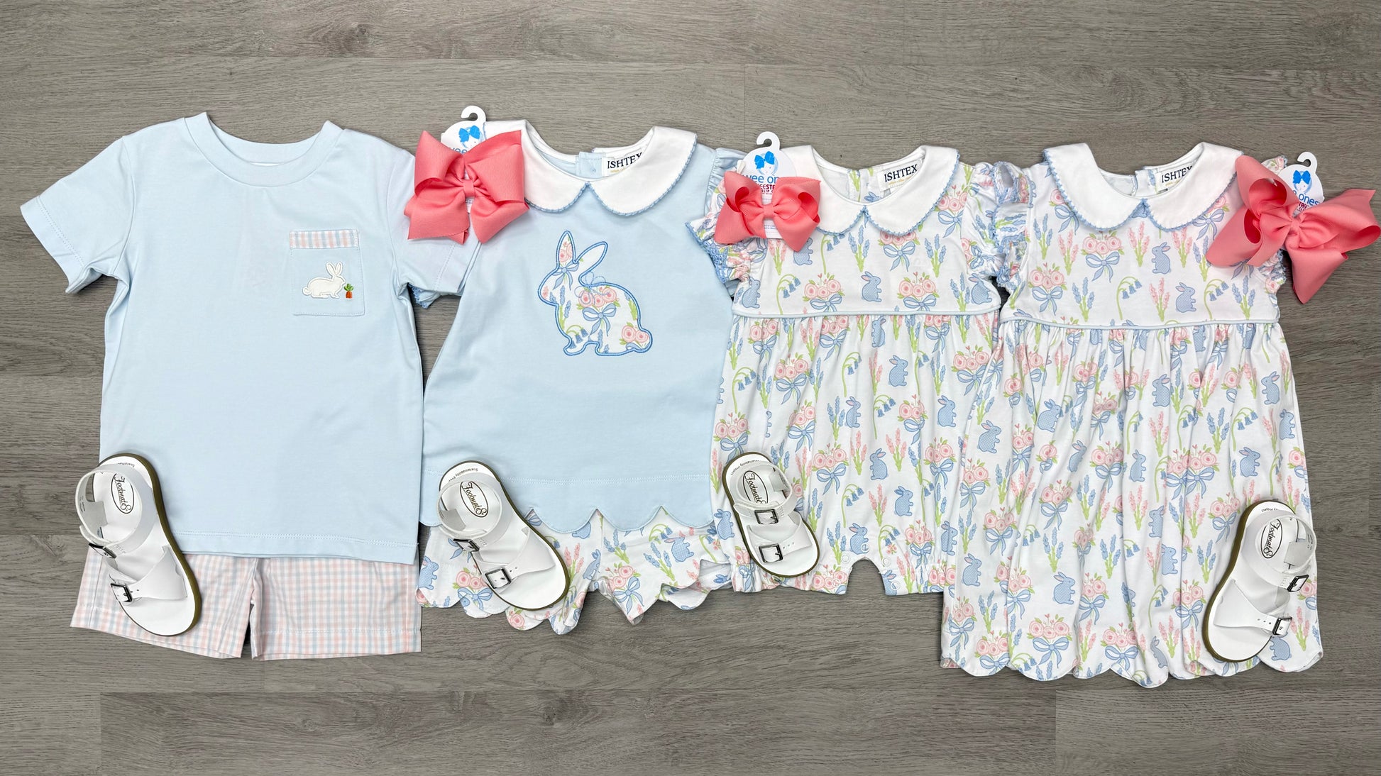 Bunny Girl's Romper Girls Bubbles + Rompers Ishtex