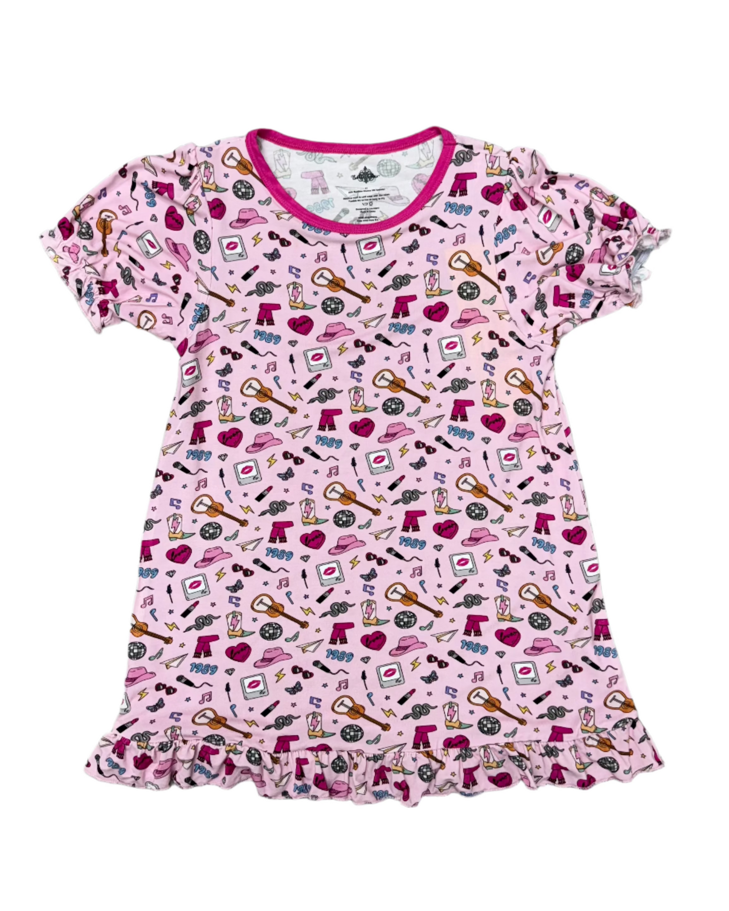 Swiftcons Lounge Dress Kids Pajamas Belle Cher