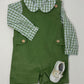 Button Tab John John - Watercress Corduroy Boys Bubbles + Rompers Little English   