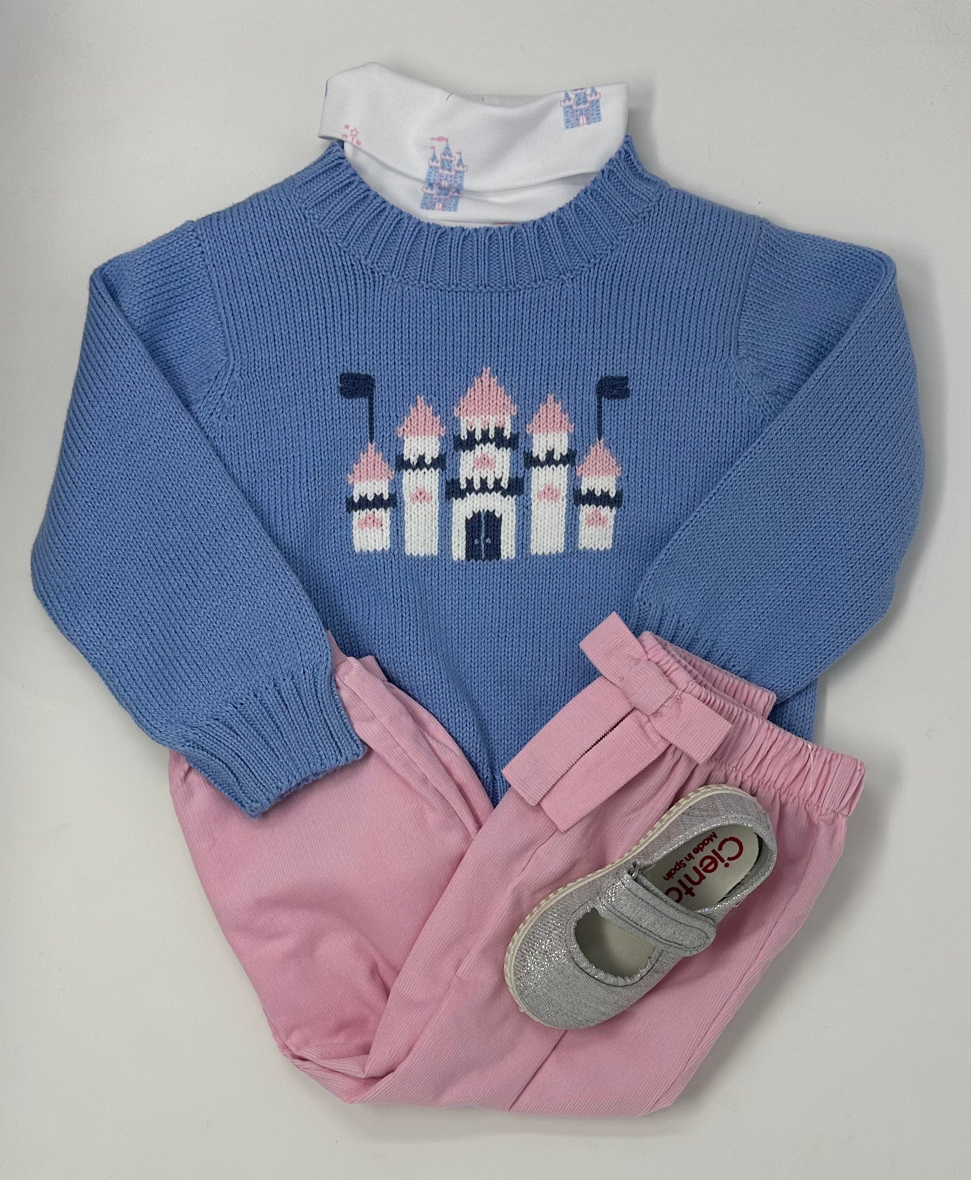 Intarsia Sweater - Castle Girls Sweaters + Sweatshirts Little English   