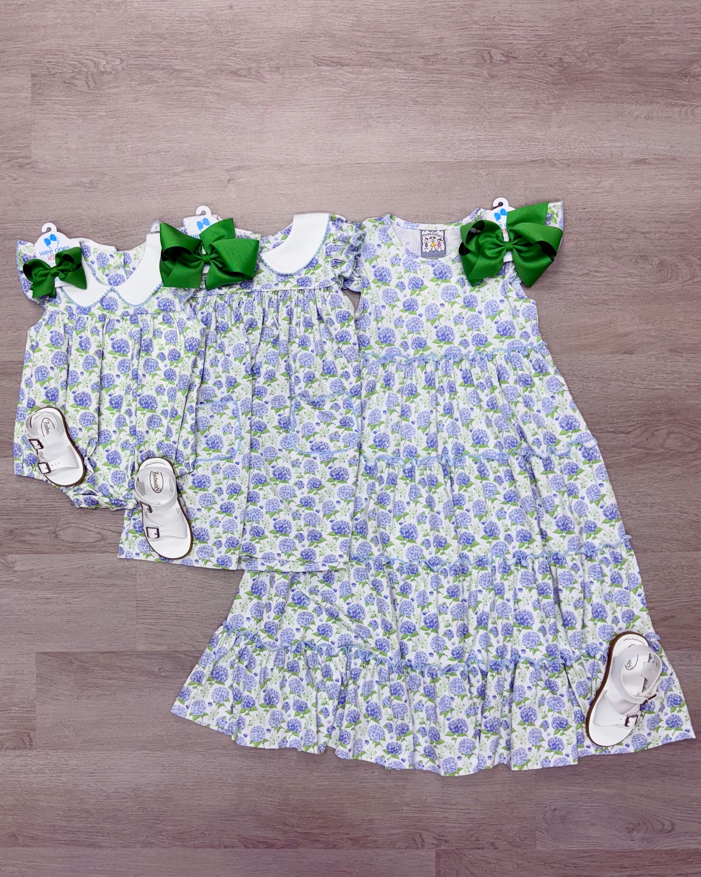 Bloomstruck Hydrangea Dress Girls Play Dresses Three Sisters