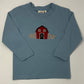 Boy's L/S T-Shirt w/ Barn - Lt. Steel Boys Tees Luigi   