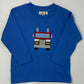 Boy's L/S T-Shirt w/ Big Rig - Blue Boys Tees Luigi   