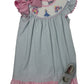 Princess Smocked A/S Dress Girls Occasion Dresses Three Sisters