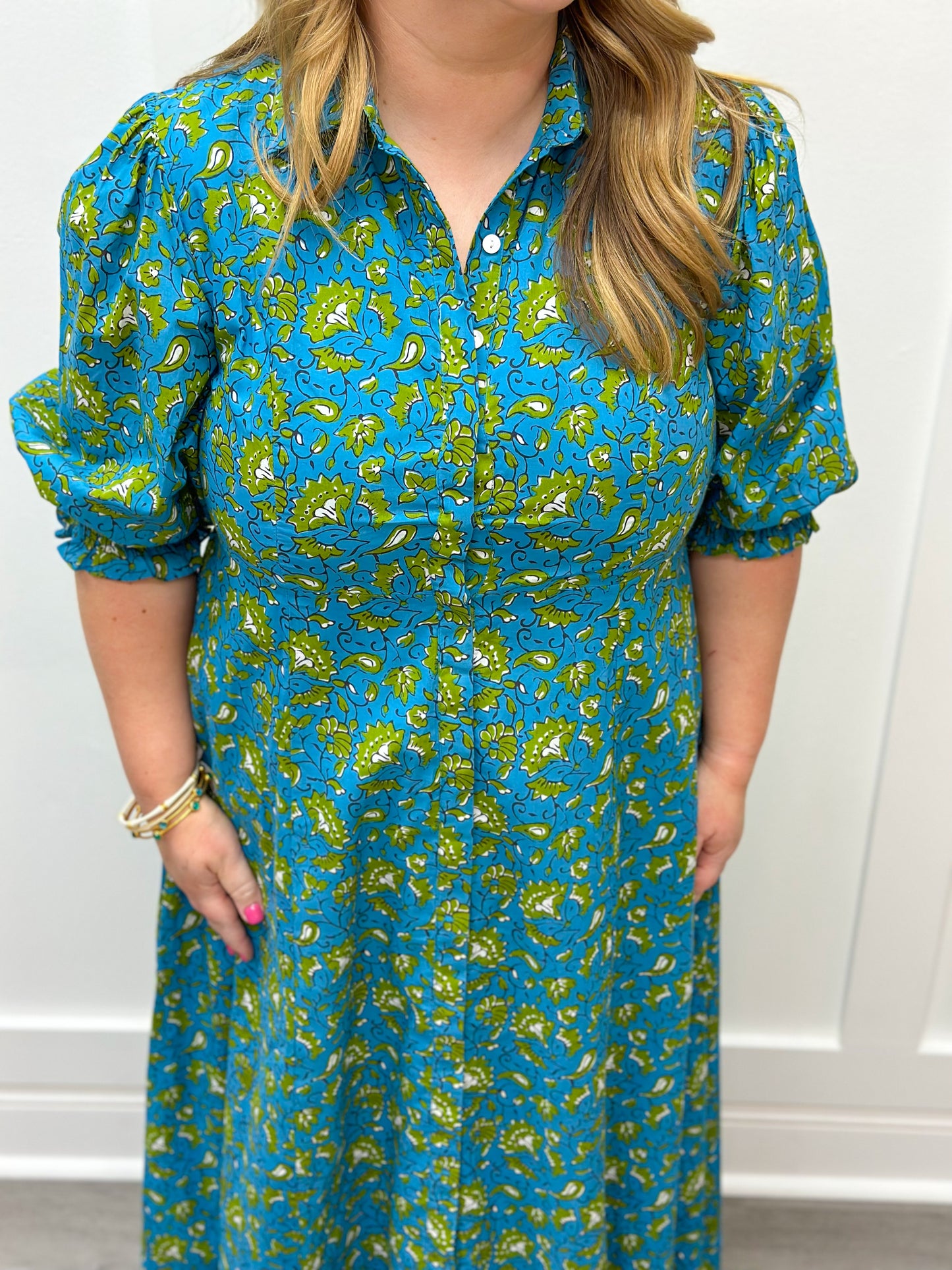 Rosie Shirtdress - Kalamkari Long Dresses Livro   