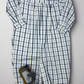 Finn Longall - Blue Ridge Plaid Boys Bubbles + Rompers Little English   