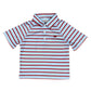 Boy's Polo - Red/White/Blue Boys Shirts + Polos Southbound