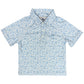Boy's Printed Polo - Beach Print Boys Shirts + Polos Southbound