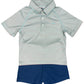 Boy's Polo - Ice/Crabapple Boys Shirts + Polos Southbound