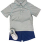Boy's Polo - Ice/Crabapple Boys Shirts + Polos Southbound