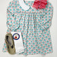 Aqua Pumpkins Peter Pan Collar Dress Girls Play Dresses Sage & Lilly   